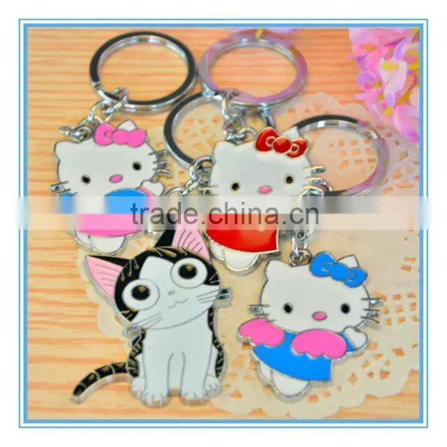 Personalized keychain metal keychains with keyring