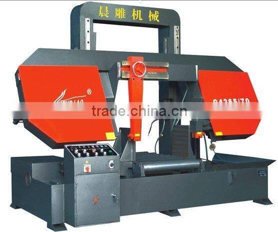 Gantry type (Planer type) heavy semi-auto metal cutting band sawing machine