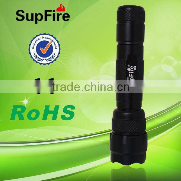 Shenzhen supfire M5 high bright portable mini spotlight LED flashlight