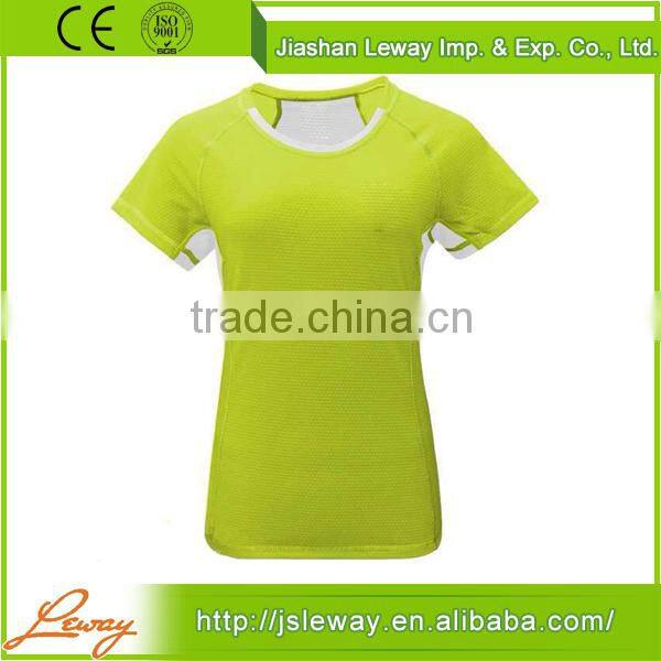 2015 China design fashion 100% cotton women gym wear
