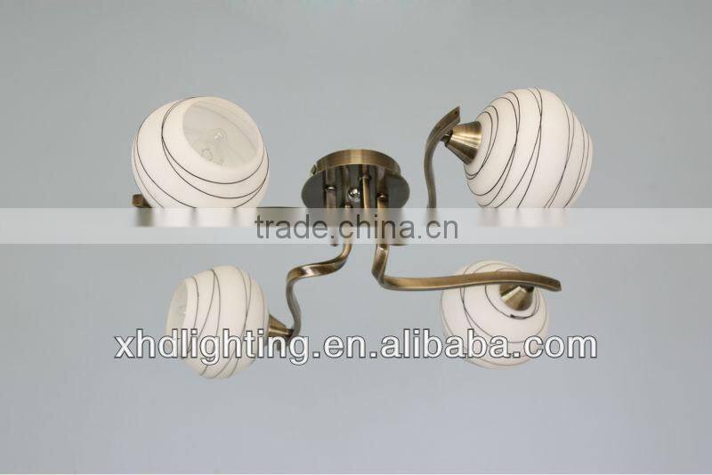 Modern chanderlier lighting fixture /decoration glass ceiling lamp