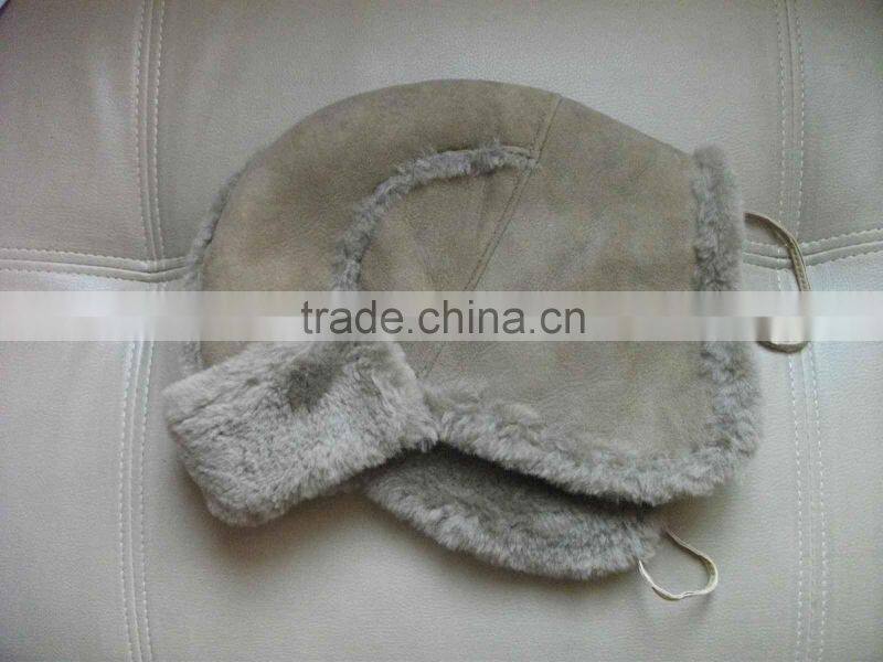 Merino sheepskin hats and caps for winter from China factory