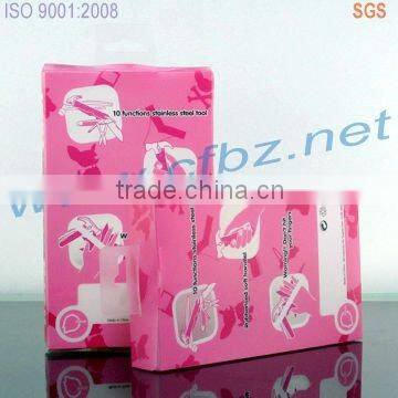 2014 new style cup folded packaging box