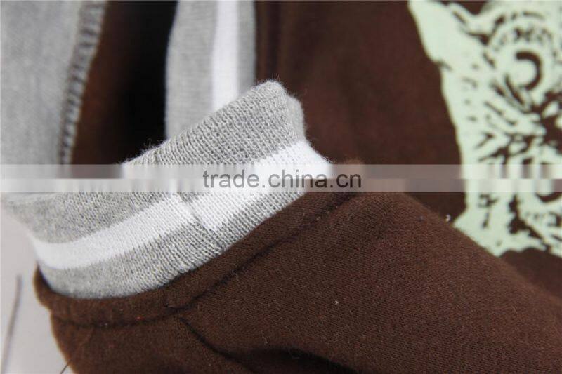 Dog coat with owl print glow in dark 2015 new design