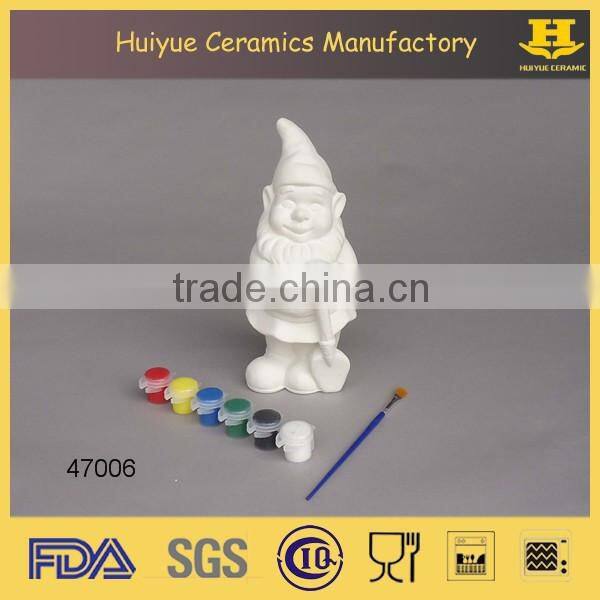 DIY car design money bank diy ceramic money bank paint set painting toys