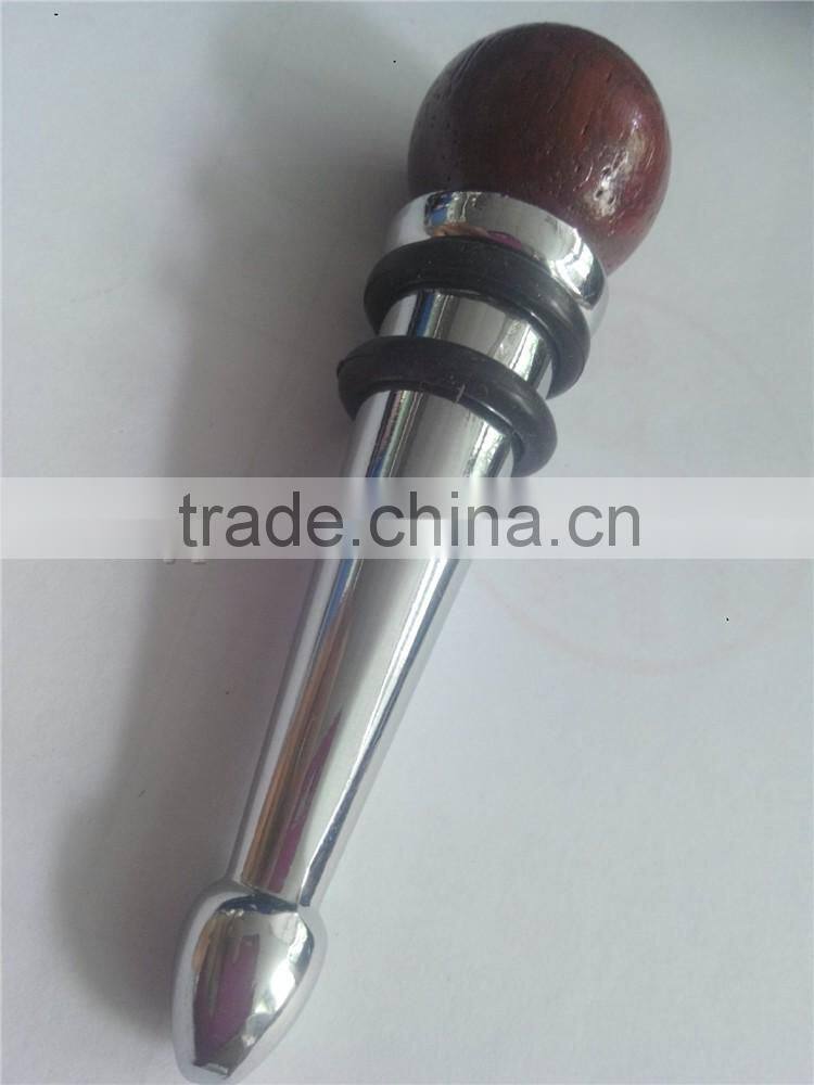 Popular wood ball shape Bottle Wine Stopper