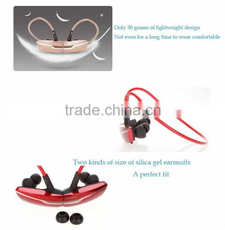 B97 Wireless Bluetooth Headset Stereo Heavy Bass Handsfree Sport Earphone MP3 Media Player For Smartphone Sweatproof