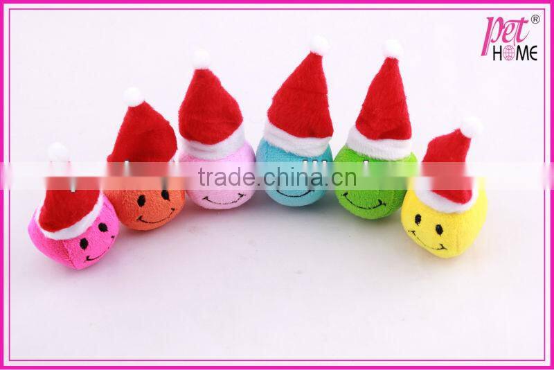 2013 Pet Home Christmas Smile Soft Balls Cat Toy
