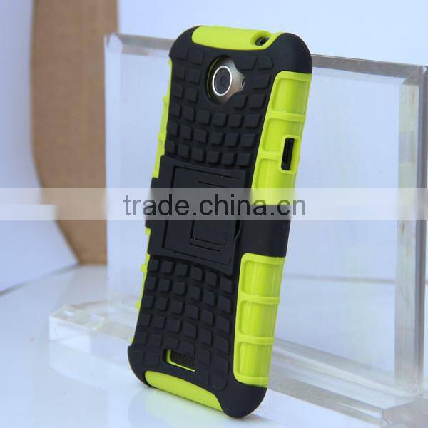 Particular design Tough hard smart Shockproof Armor Cover case rugged heavy duty Case Dual Layer for HTC ONE