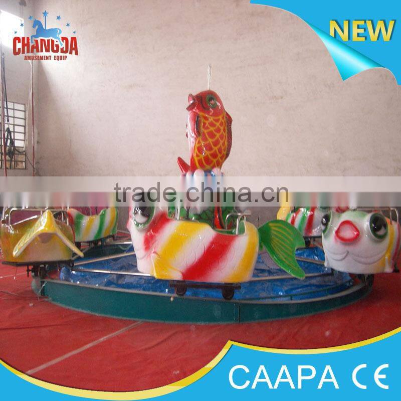 Hot Sale Amusement Rides,Rotating Fish Ride Carps Jumping Over The Dragon door For Kids
