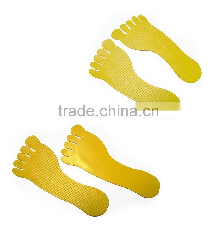 6 Colors Pair/Set TPR Sports FOOT MARK