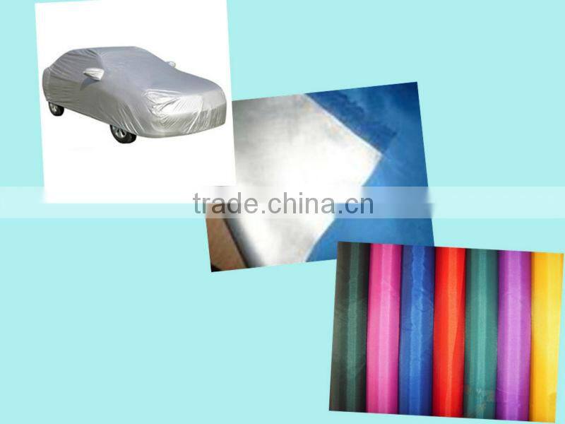 silver coated 210D polyester waterproof fabric