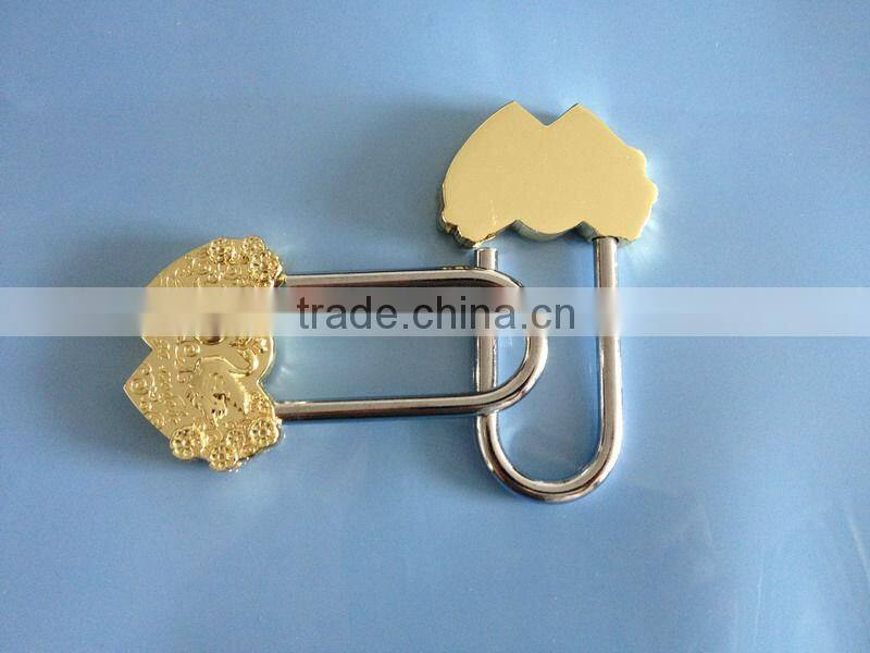 AJF Russian Style Love Heart Padlock with swans for Wedding or Valentine's Day