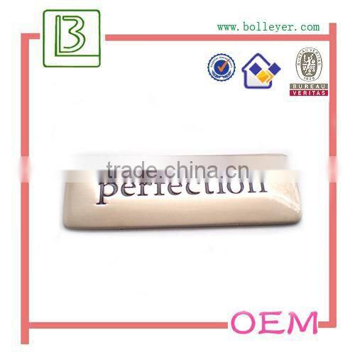 Gold and Silver Small Metal Tags Jewelry Logo Tags with Engravings