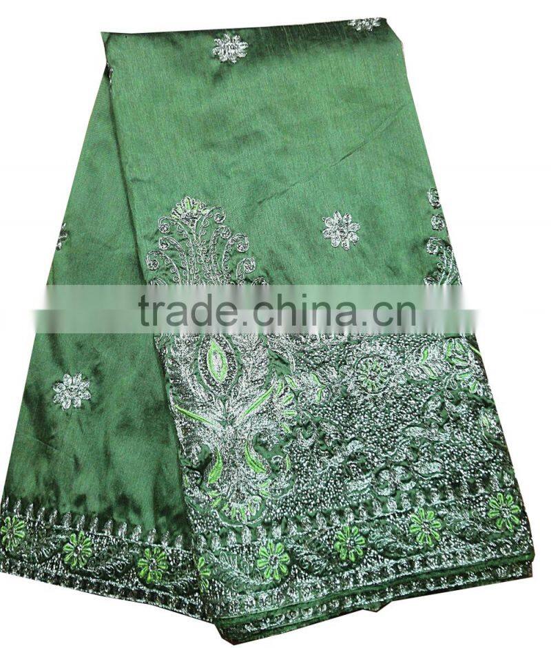 New Design African blue silk george lace Indian George lace with sequins fashion design george clothing