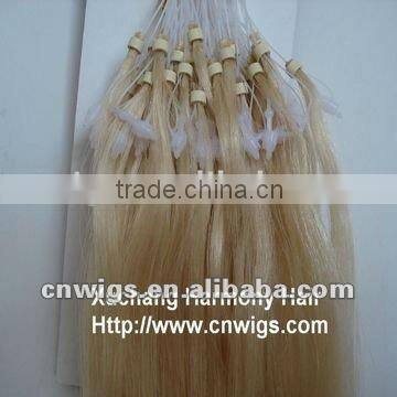 SUPER QUALITY human hair extensions easy loop micro ring