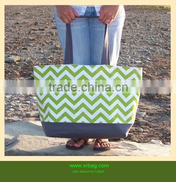wholesale chevron beach tote bags
