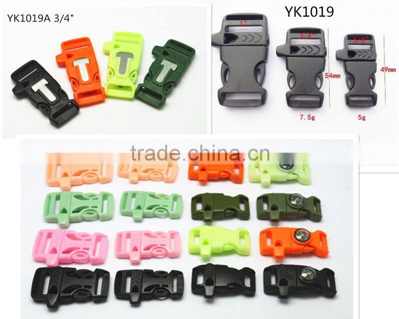 Yukai plastic overall buckle for garment/quick release plastic buckle/release buckle