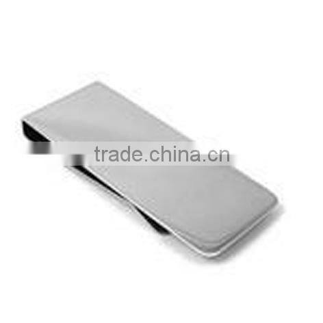 promotional custom stainless iron wallet with elastic strap
