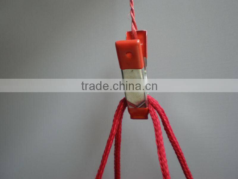 2 Inch metal clips for rope
