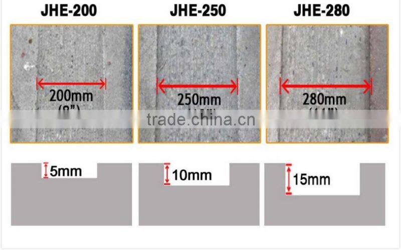 280mm(10") hydraulic concrete scarifier gasoline HONDA powered for surface preparation(JHE-280)