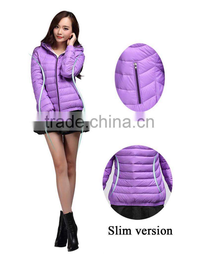 Winter outwear sports women's down jacket