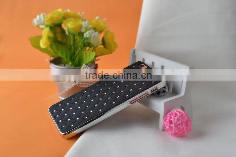 Perfect silicone seting diamond cell phone case for iphone 6 series