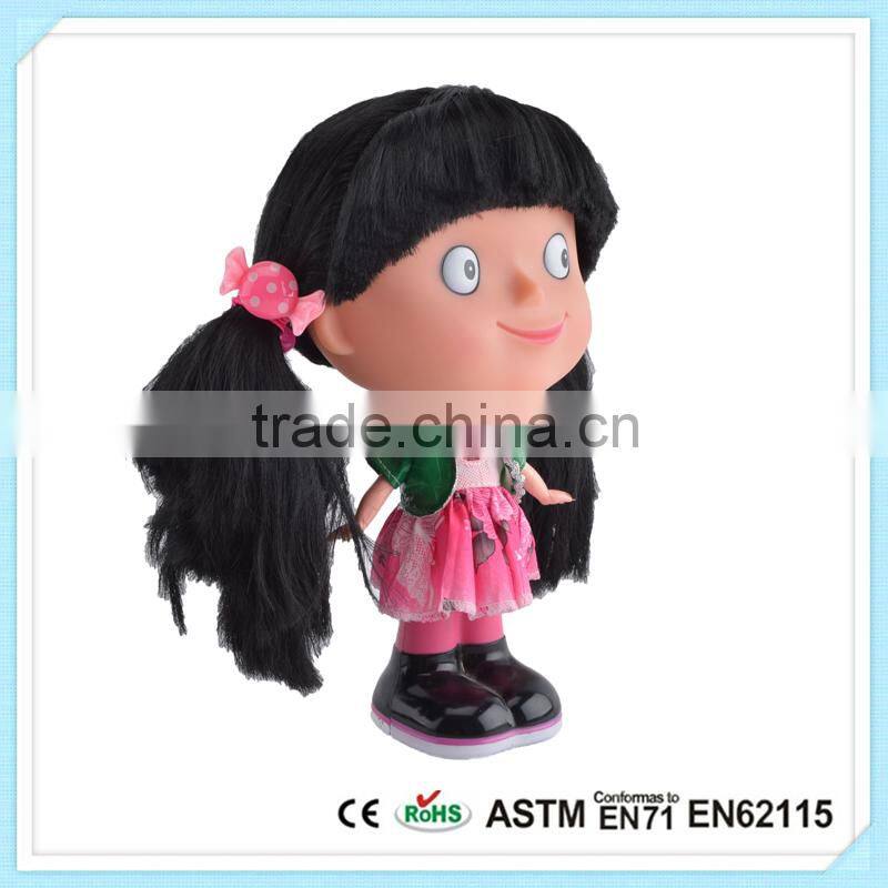 Lovely baby toys fashion doll with music IC girl toys promotion toy