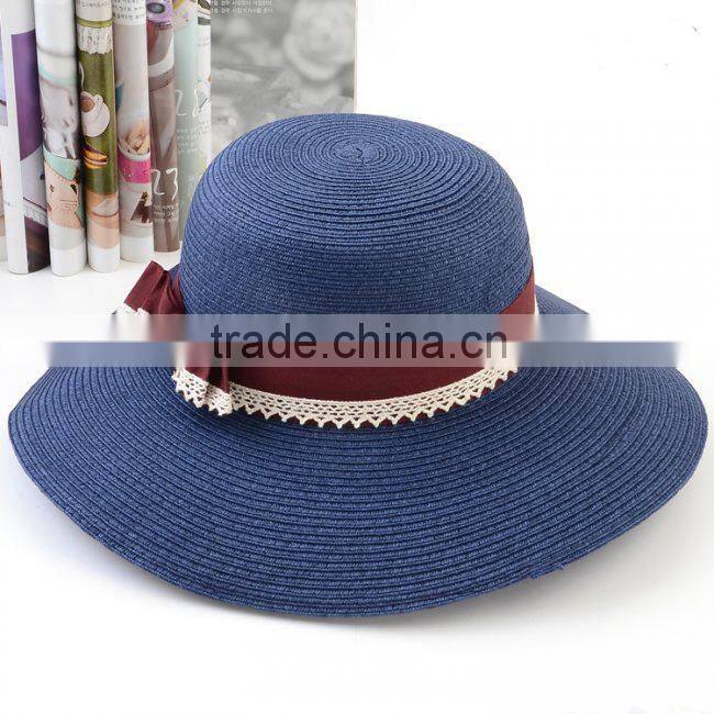 Promotion with custom printed logo good quality custom made panama straw hats