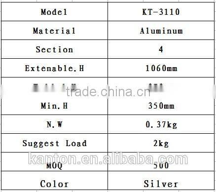 Wholesale Lightweight 3d Face Recognition Camera Tripod With Pan Head
