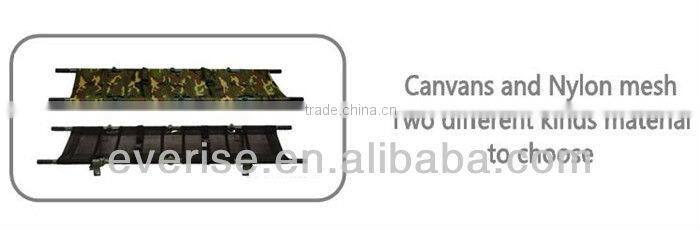 4 folding stretcher; army double fold stretcher