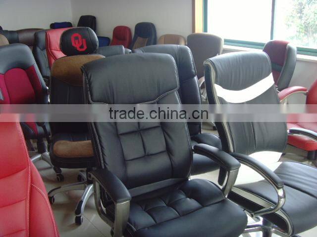 Bright color middle back adjustable armchair of office without casters