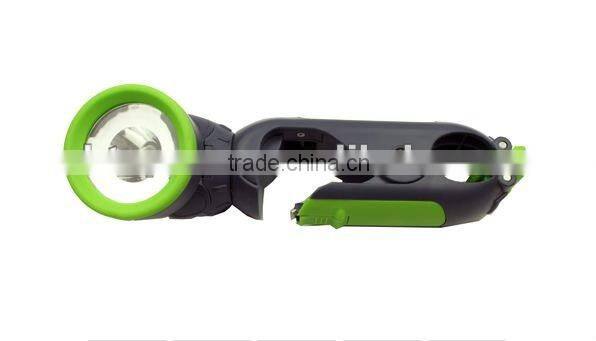 high power plastic 3w led flashlight