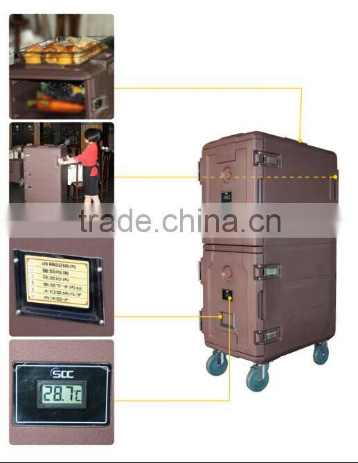 Hotels Double layer food storage cabinet, food storage cabinet for catering for hot