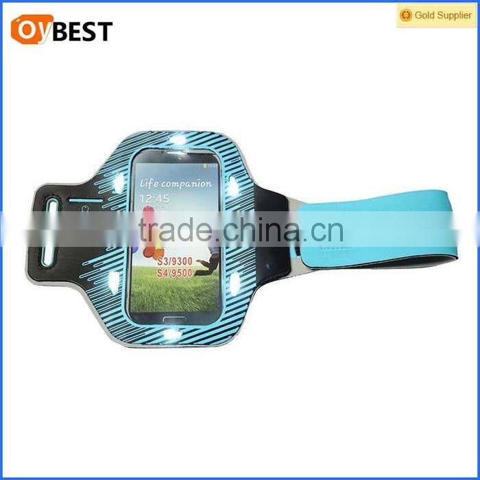 Cell Phone Sport Armband for samsung Galaxy S4 with LED Light