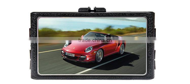 GT100/HD25 RoHS certificated H.264 HD rear view video 720P dual camera car camcorder