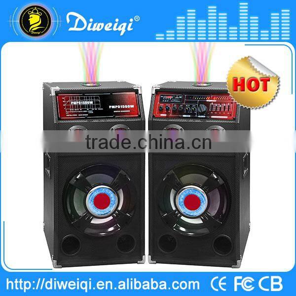 Unique design with FM/EQ/ 2.0 professional bluetooth audio speaker with disco ball