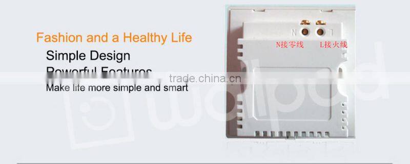 2015 New Products Wallpad Gold PC110~250V Electrical LED 4 Usb Charger Ports USB Power Wall Light Socket