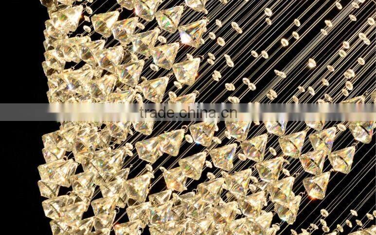 Modern Acrylic Crystal Diamond Chandelier Lustre Boul Diamant 92034