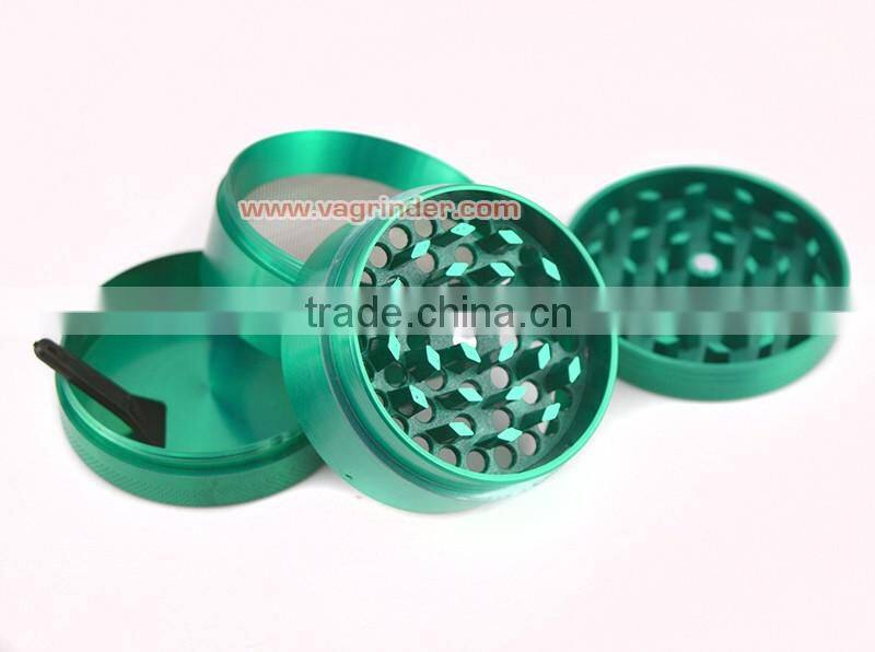 VA Grinder Import Export Zinc Clear Top CNC Custom Herb Grinder