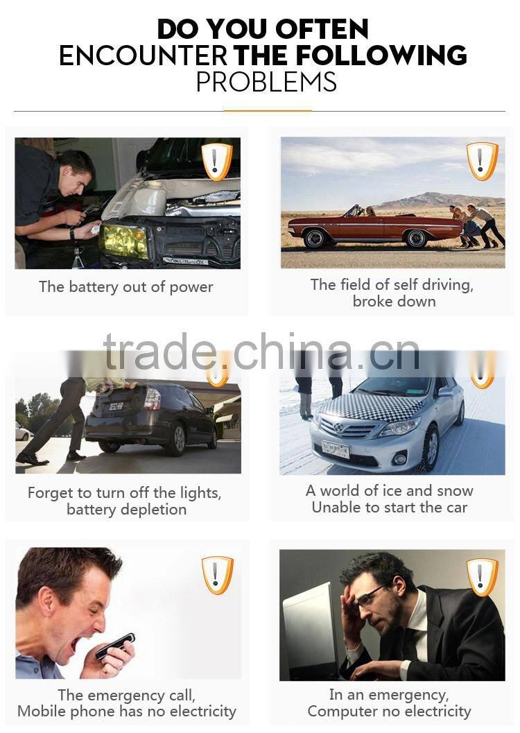18000mAh diesel cars 10 cylinder cars 5.0L petrol diesel 12v/24v powerful mini auto jump starter lipo car battery