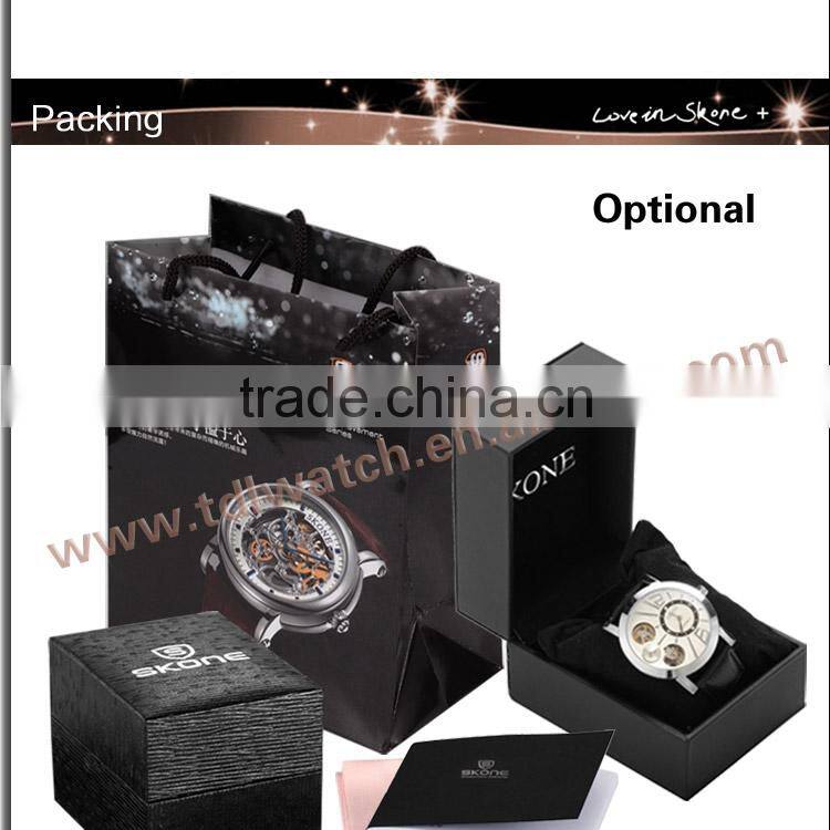 new alibaba product pvd gold crystal bezel black diamond face leather OEM luxury wrist women watches