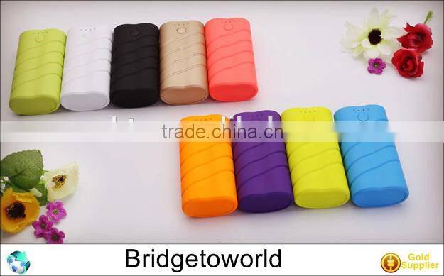 New Design Power Bank USB External Mobile Backup Powerbank Battery for iPhone iPod iPad mobile Phone Universal Charger