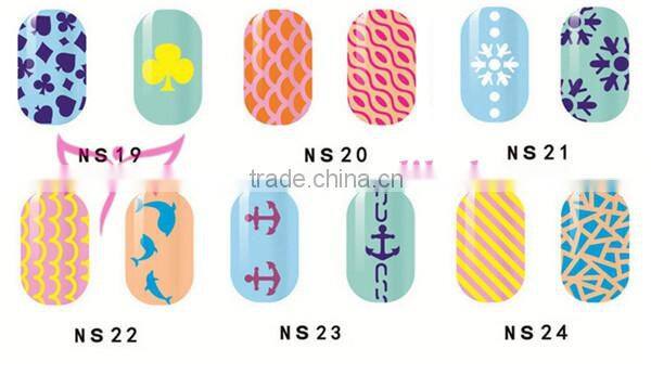2015 new design nail stencil vinyl sticker factory price