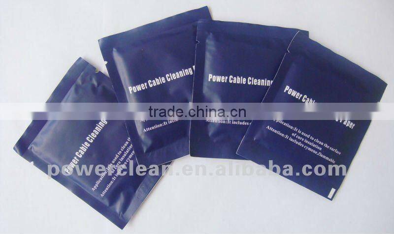 Industrial IPA Optical Fiber /Cable Cleaning Wet Wipe