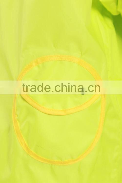 school kids use school bag raincoat