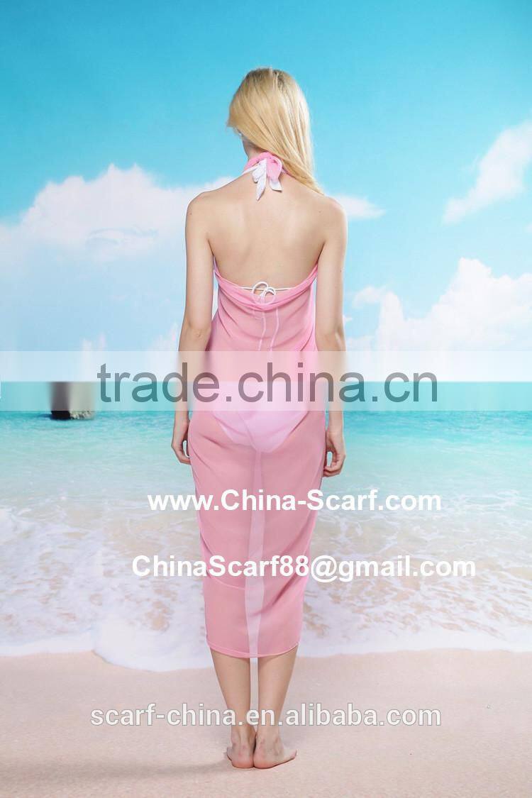 Sexy beautiful beach scarf