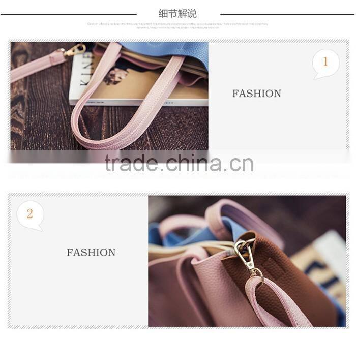 Latest college girls shoulder bags korean style ladys long strap hand bags