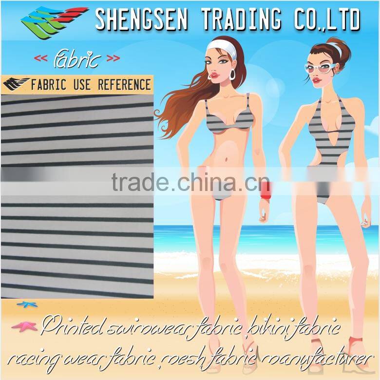 stripe swimsuit nylon lycra 4 way stretch tie dye spandex fabric