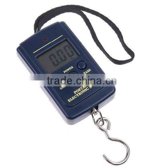 40kg Portable Pocket Digital luggage Scale with strap